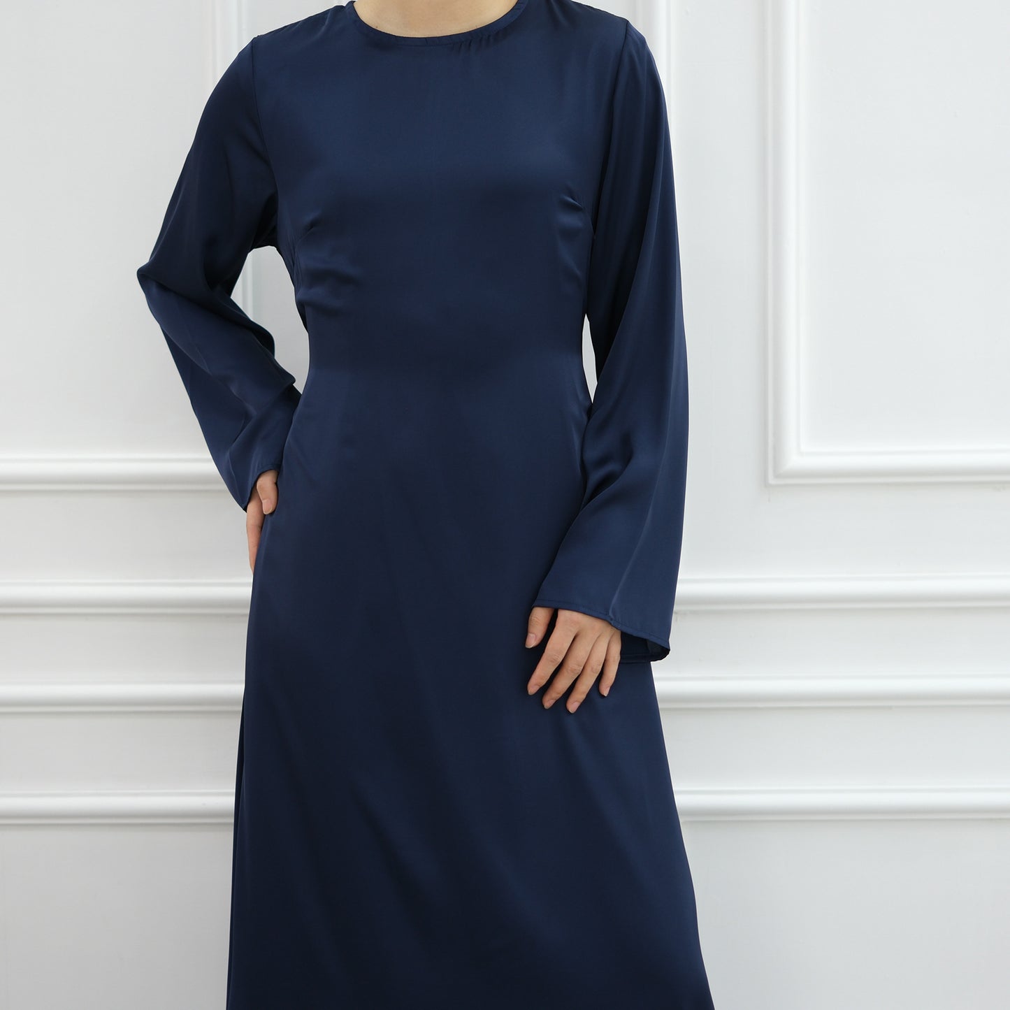 HS6628 Multi-color Simple Solid Color Robe Inner Wear