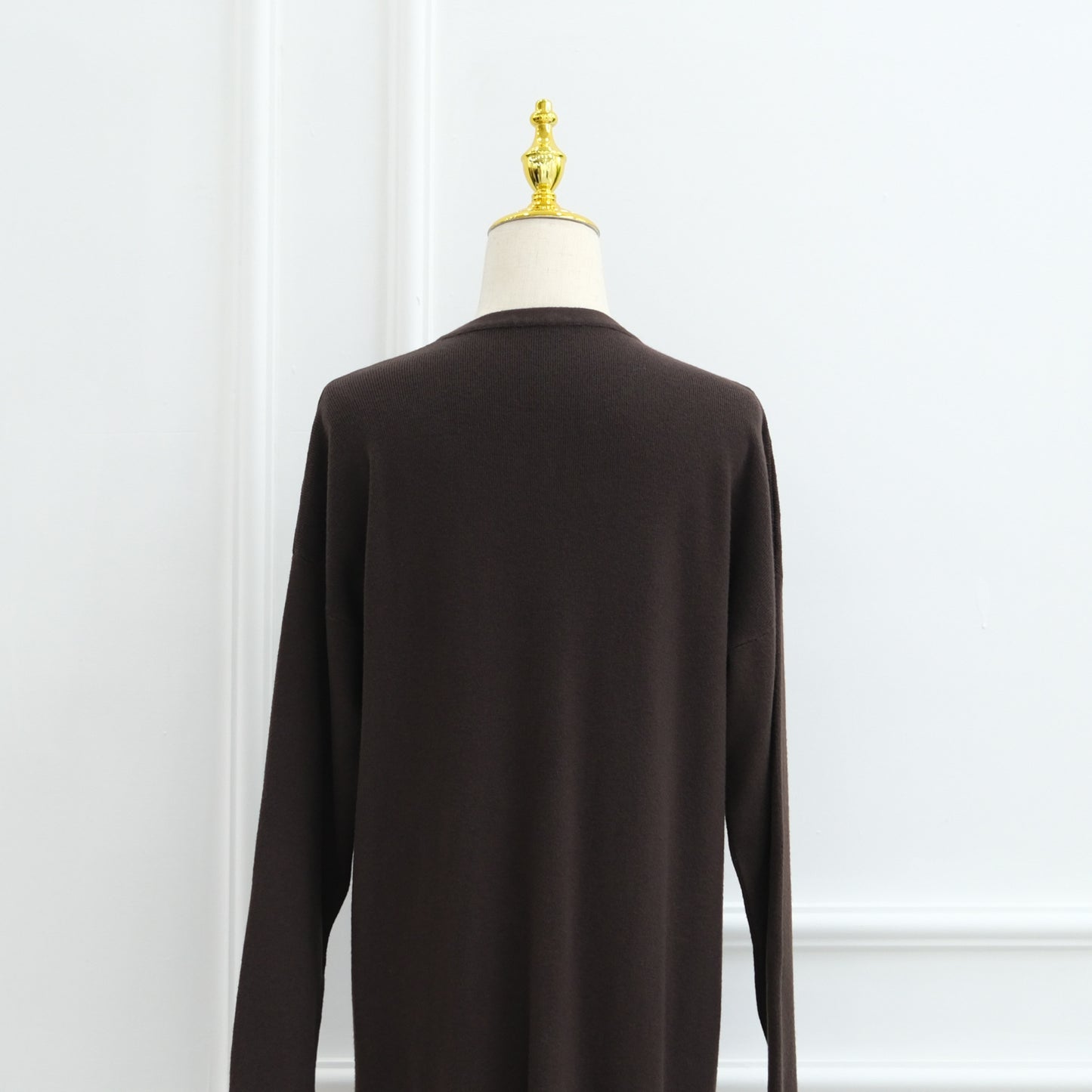 HS6598 Autumn and Winter Knitted Dress, Long Solid Color (headscarf Not Included)