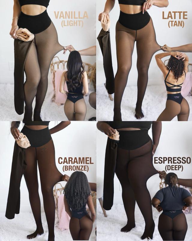 HS6675 Wool-lined fleece-lined tights