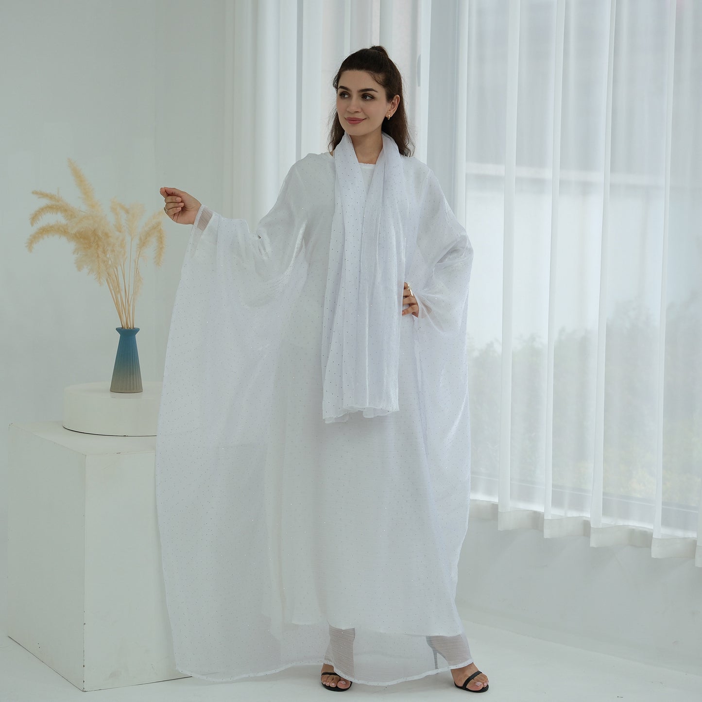 HS6619 Hot diamond long dress (with optional inner suit)