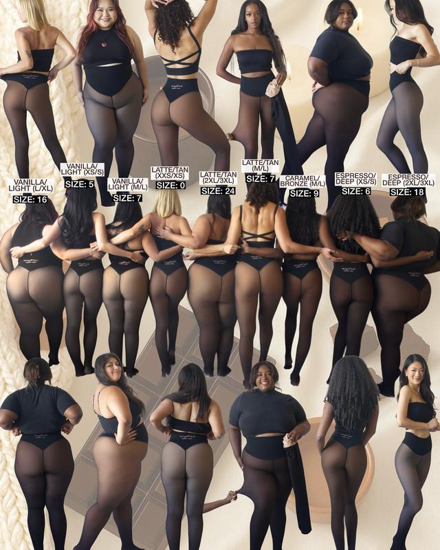 HS6675 Wool-lined fleece-lined tights