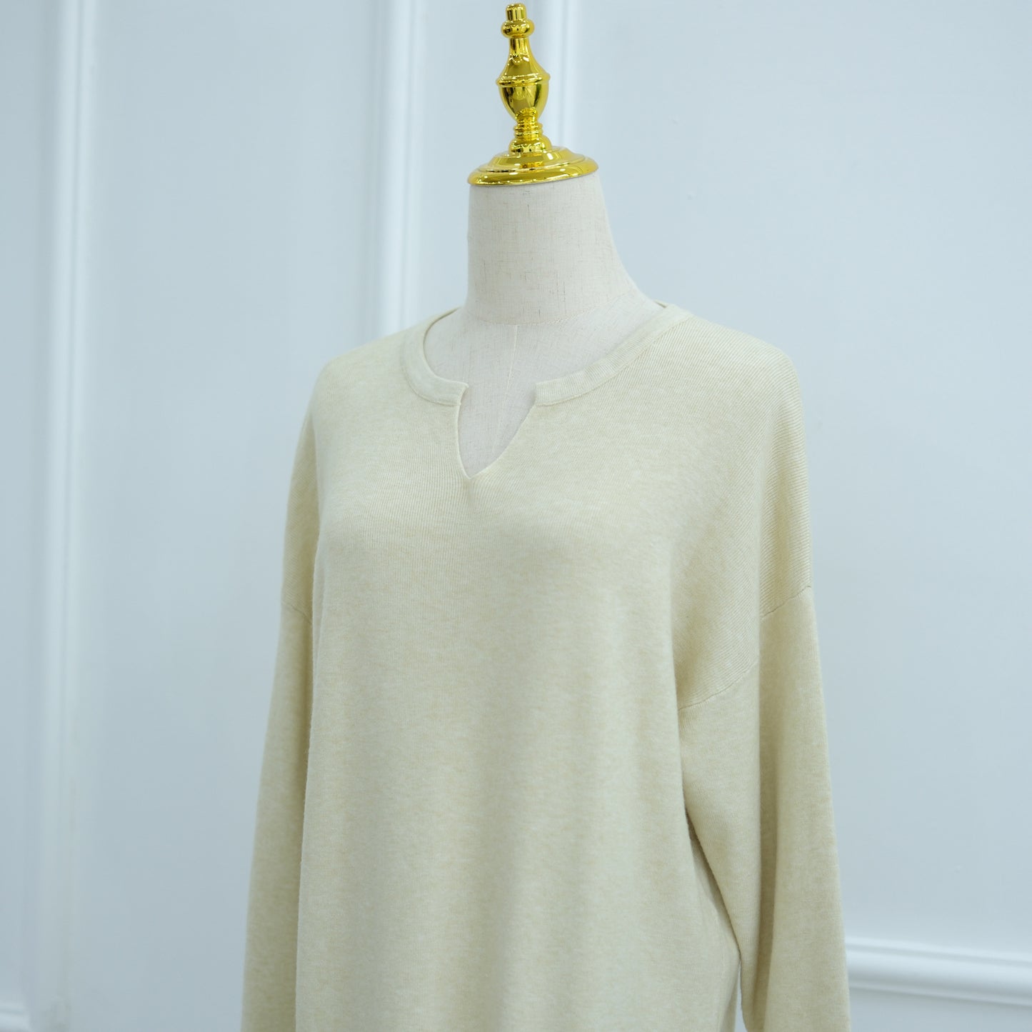 HS6598 Autumn and Winter Knitted Dress, Long Solid Color (headscarf Not Included)