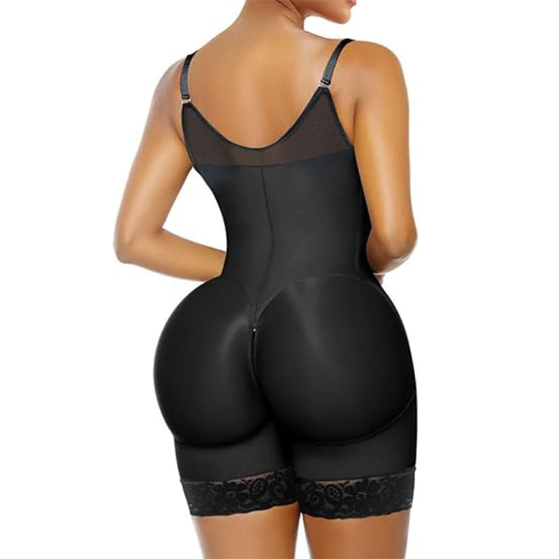HS6674  One-piece zippered shapewear (with integrated bra)