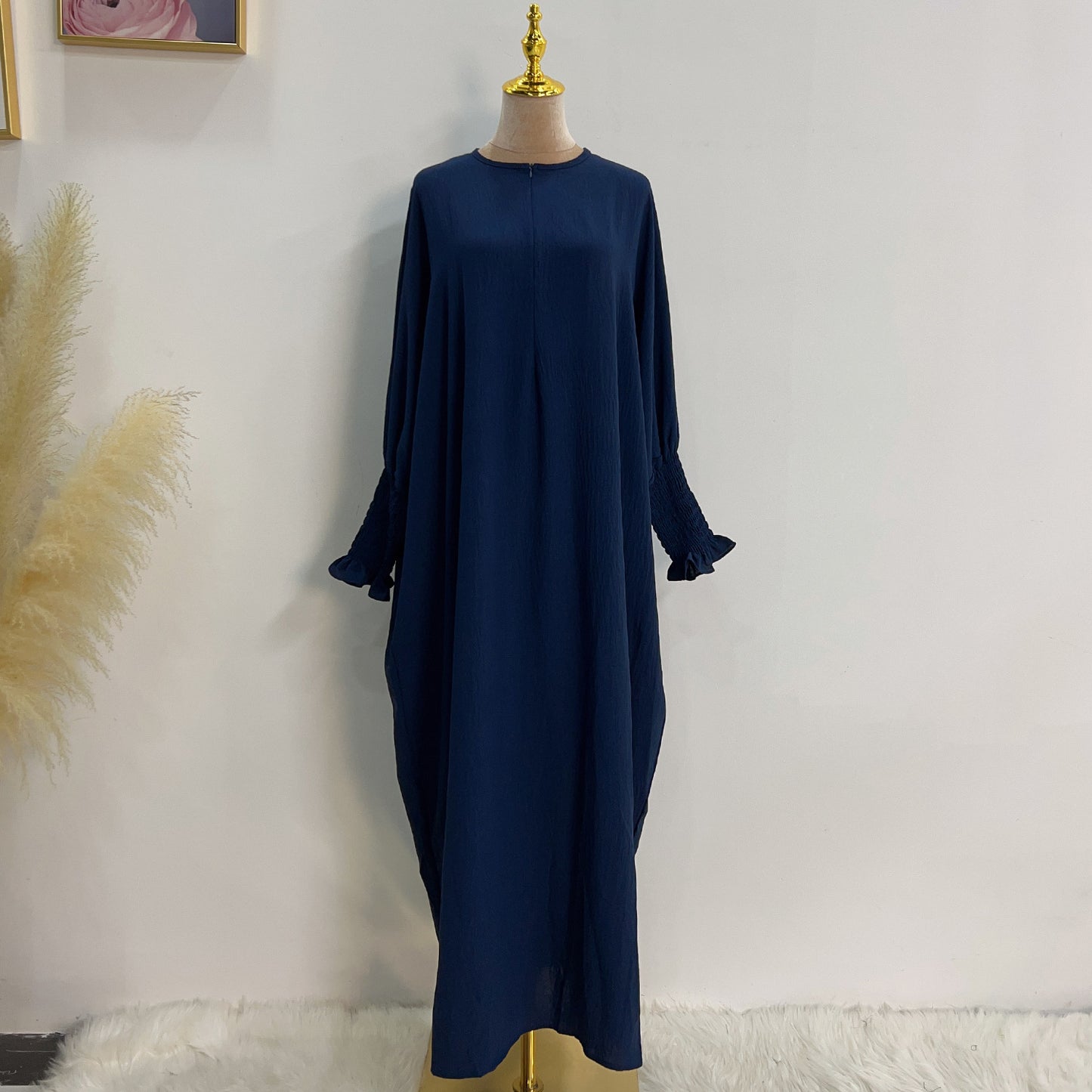 Robe chauve-souris unie HASASERIES HS1003