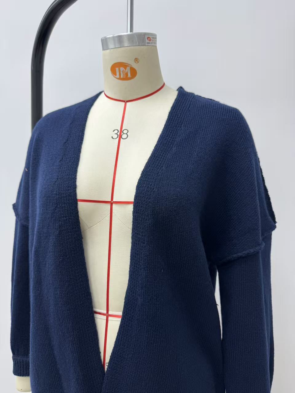 HS6673 Knitted Top Casual Loose-fitting Cardigan