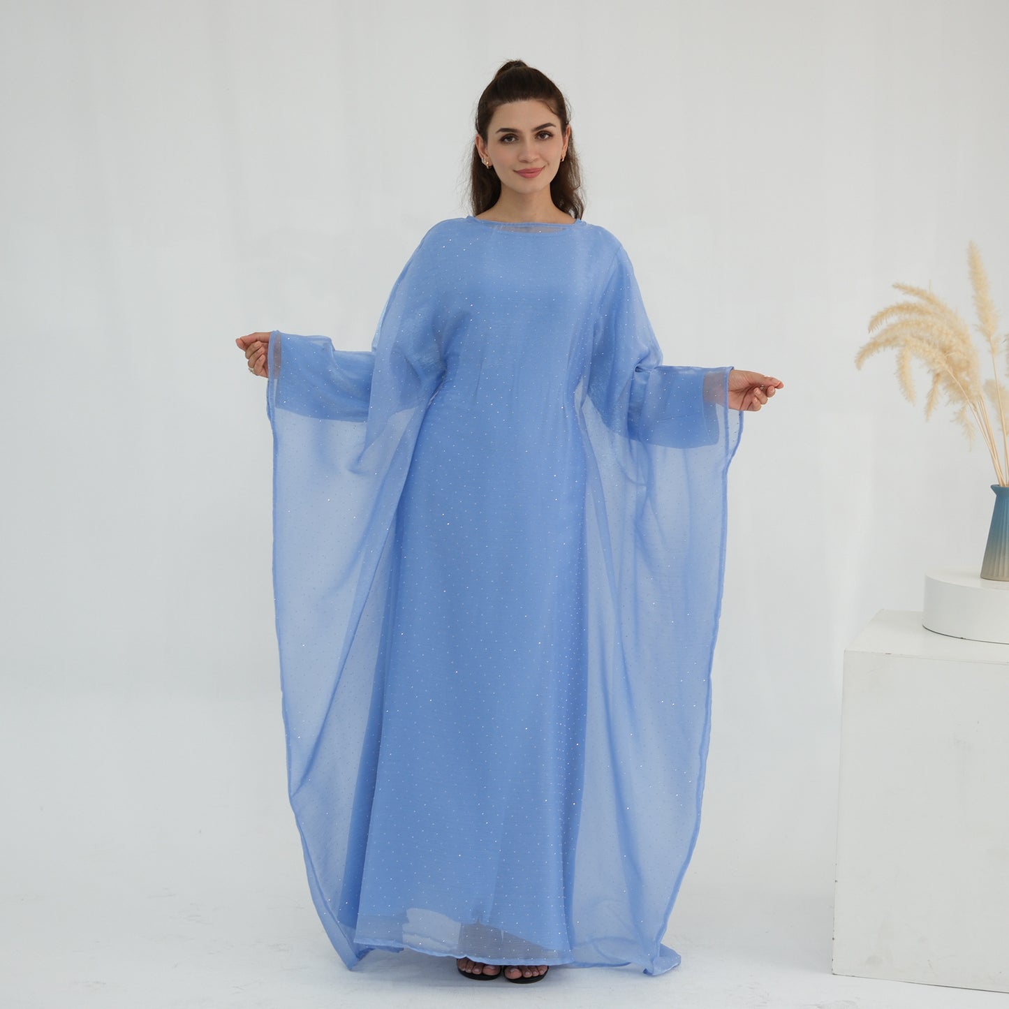 HS6619 Hot diamond long dress (with optional inner suit)