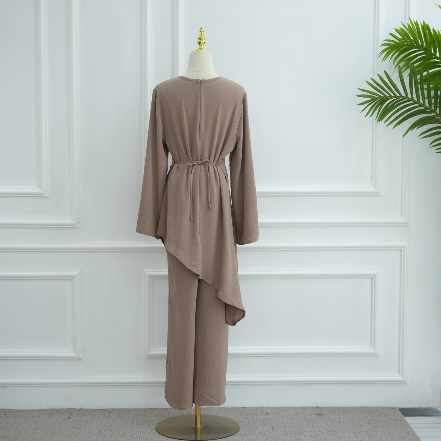 HS6606 Asymmetrical two-piece tunic (with optional headscarf)