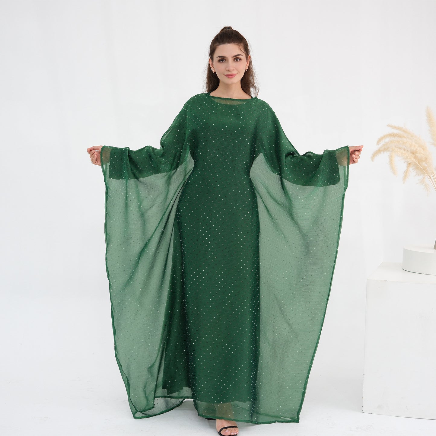 HS6619 Hot diamond long dress (with optional inner suit)