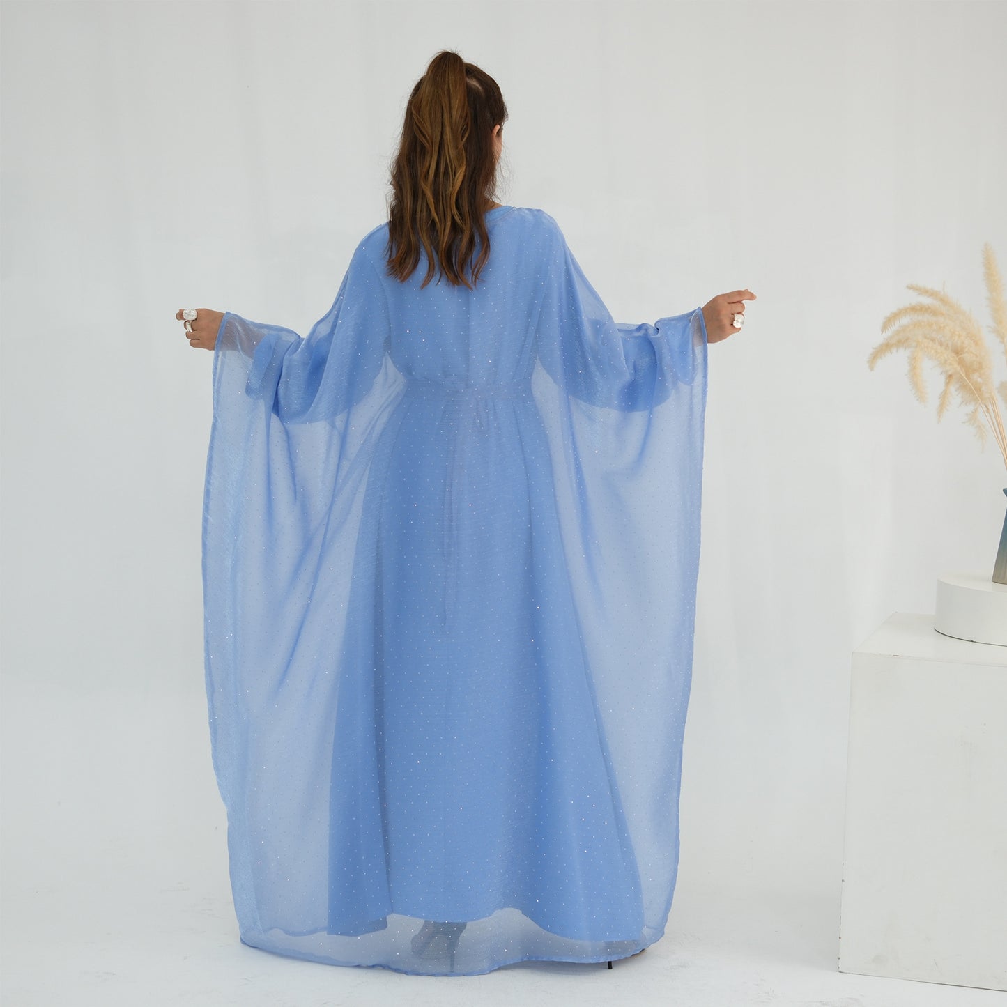 HS6619 Hot diamond long dress (with optional inner suit)