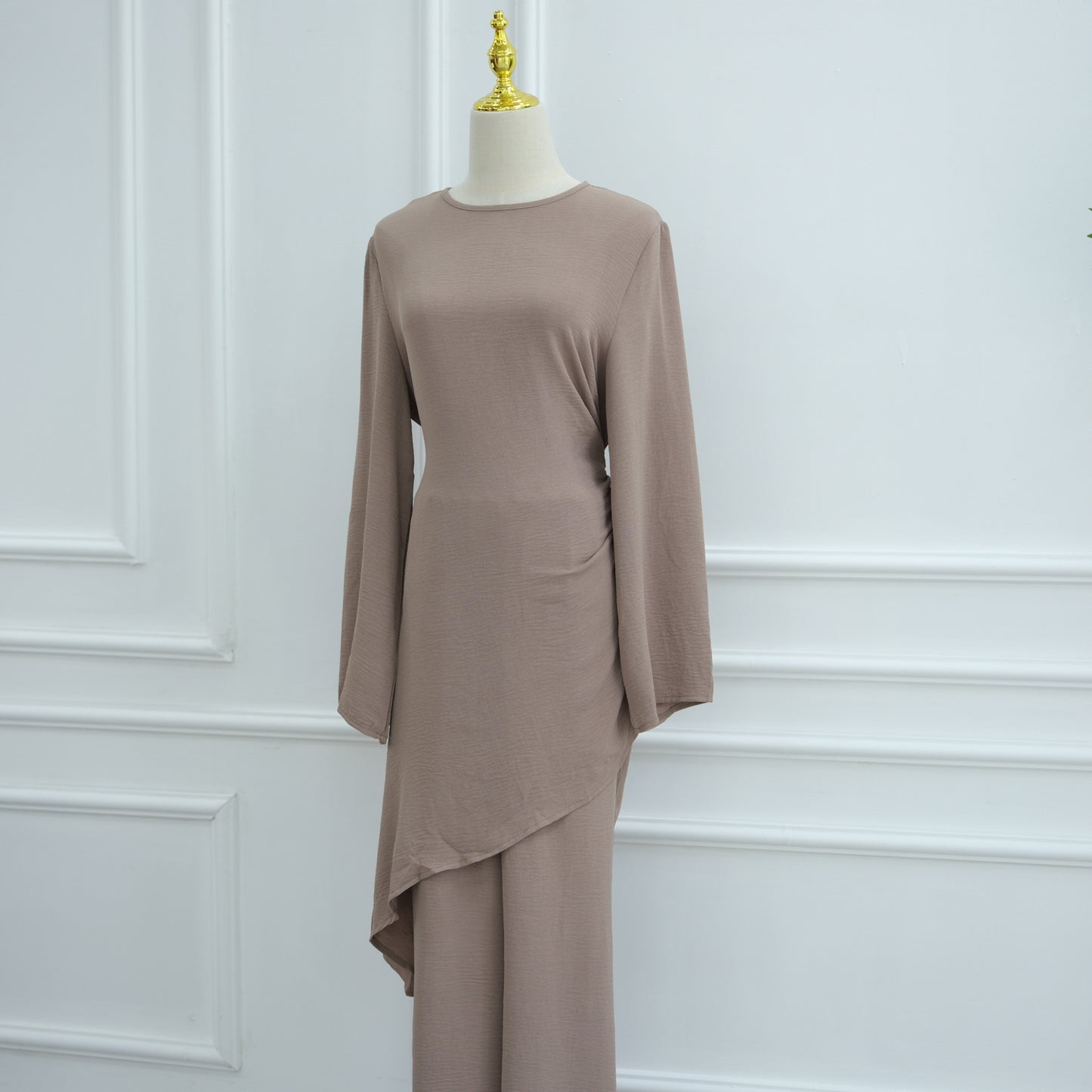 HS6606 Asymmetrical two-piece tunic (with optional headscarf)