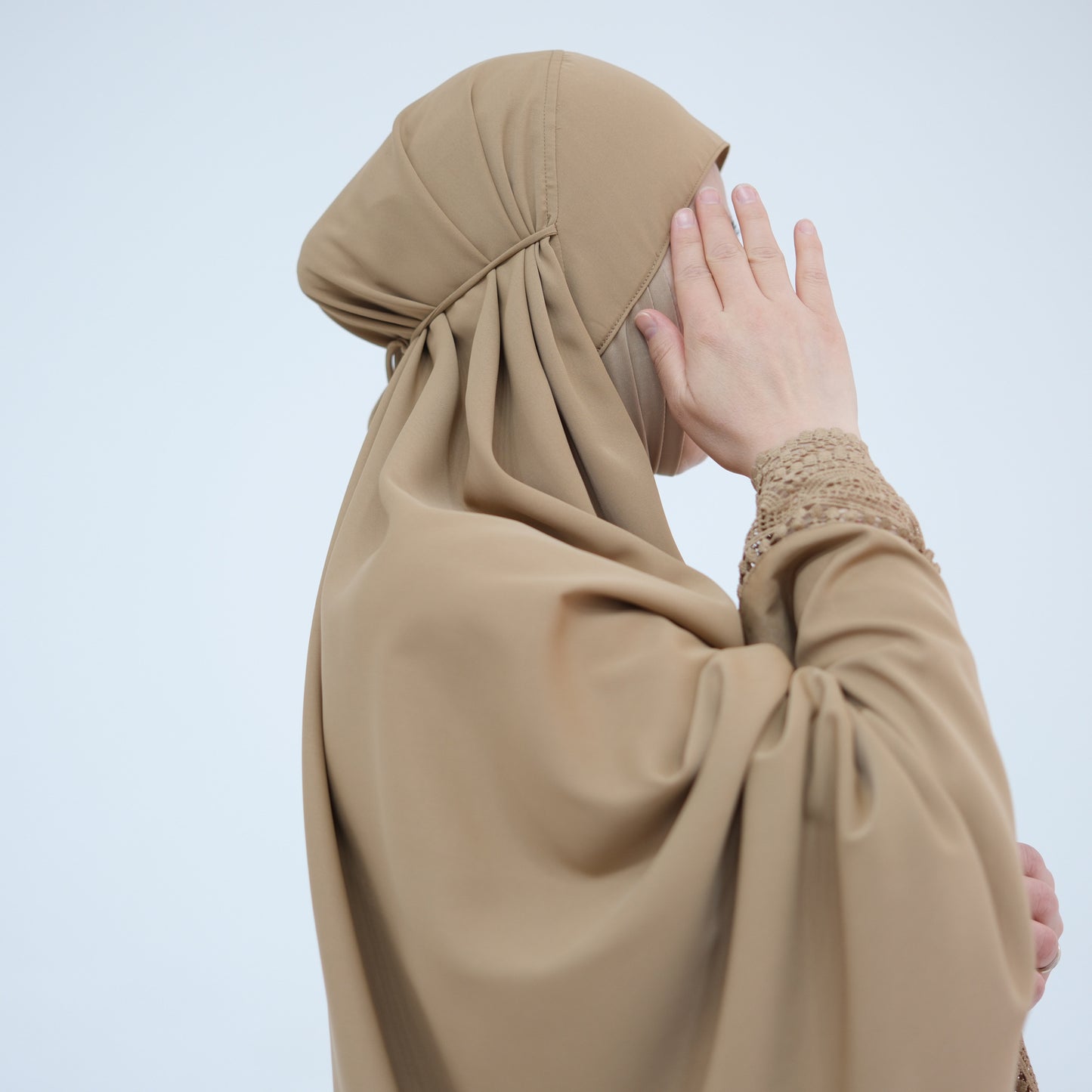 HS6615 Lace Prayer 4-Piece Set (Includes Prayer Mat and Storage Bag)