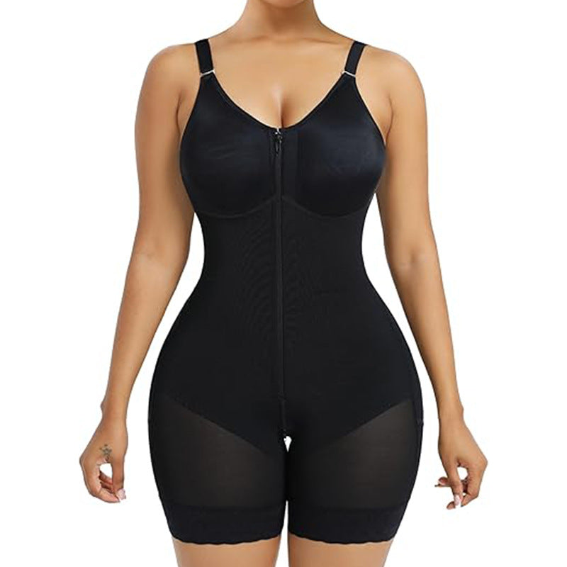 HS6674  One-piece zippered shapewear (with integrated bra)