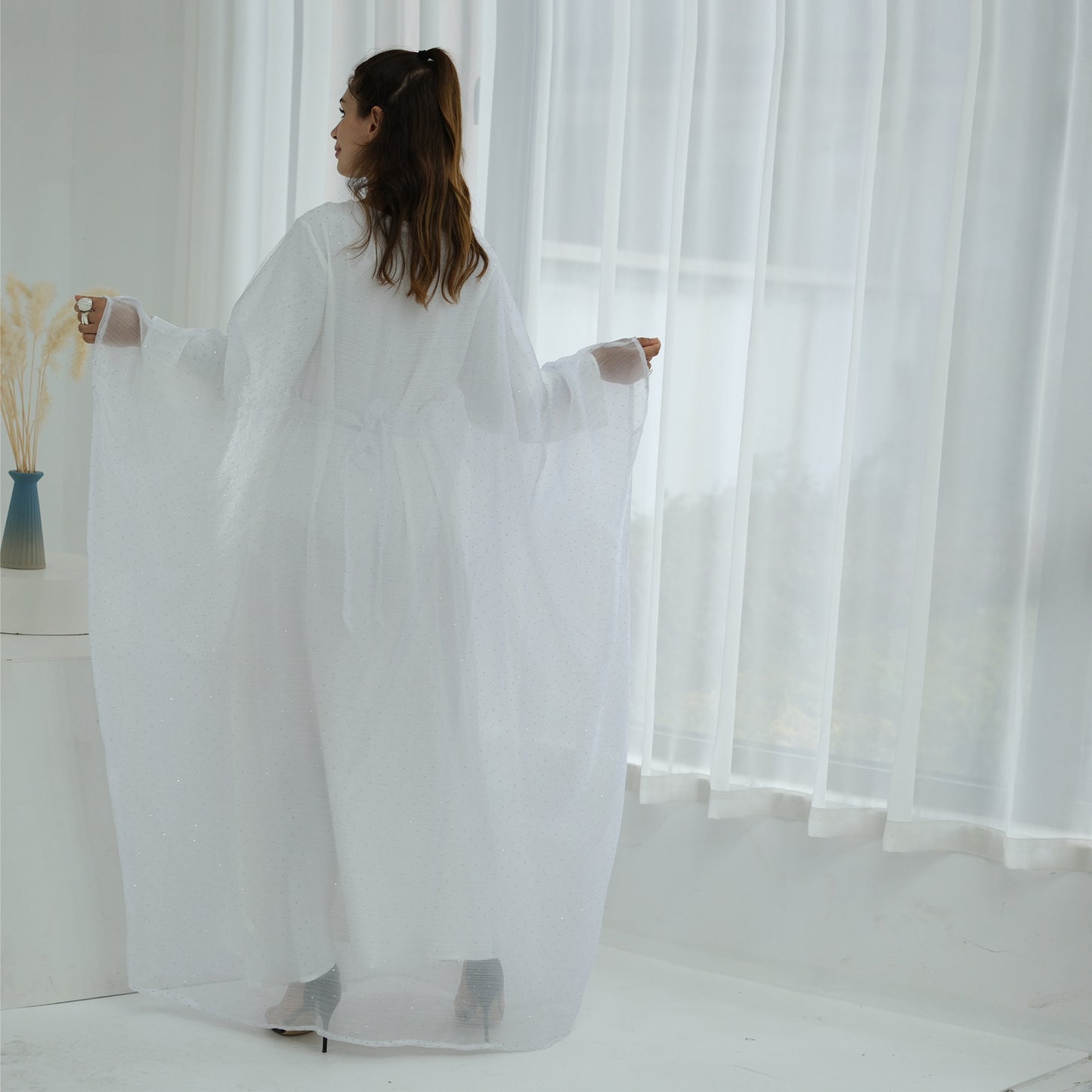 HS6619 Hot diamond long dress (with optional inner suit)