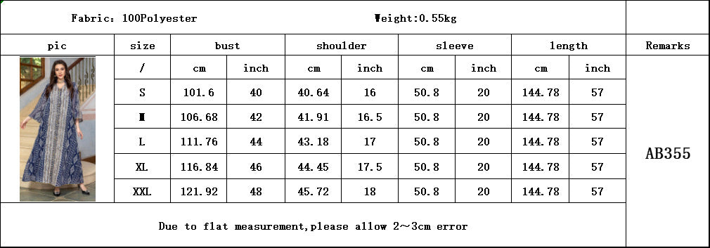 HS6662 Mesh embroidery sequin patchwork long-sleeved dress, loose robe style