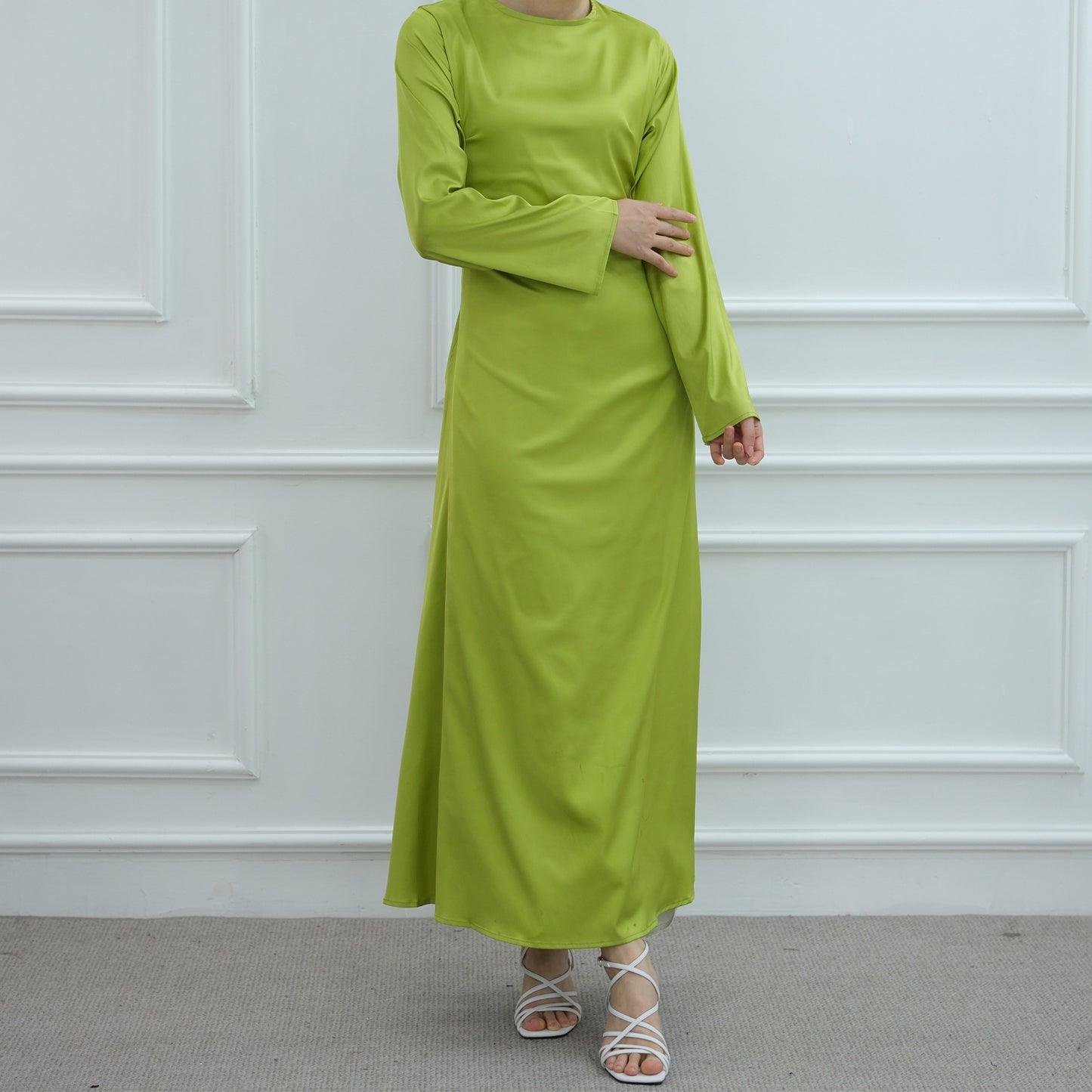 HS6628 Multi-color Simple Solid Color Robe Inner Wear