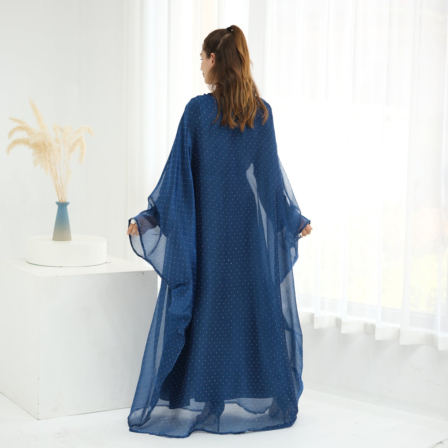 HS6619 Hot diamond long dress (with optional inner suit)