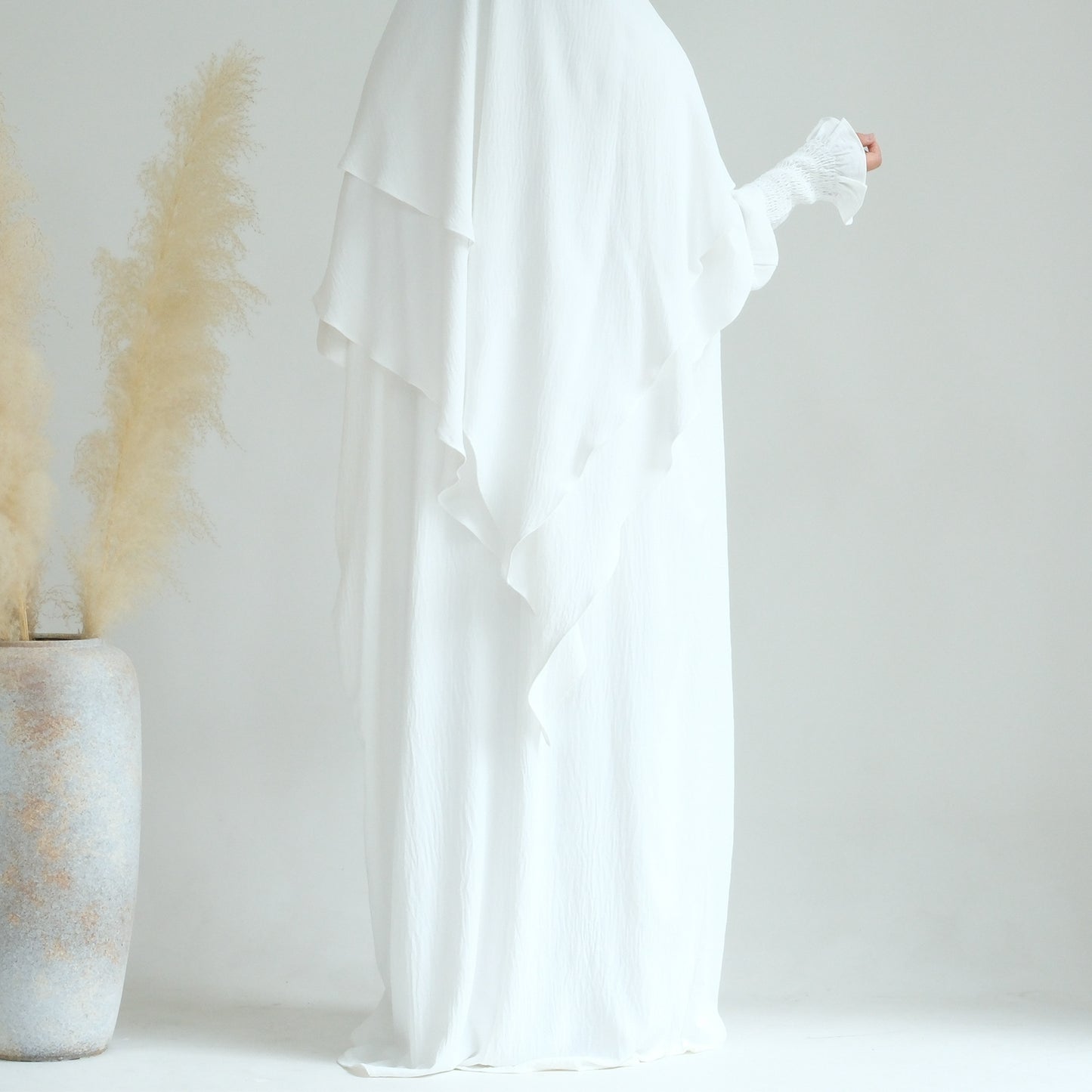 HASASERIES HS1004 Ensemble 2 pièces Abaya + Hijab