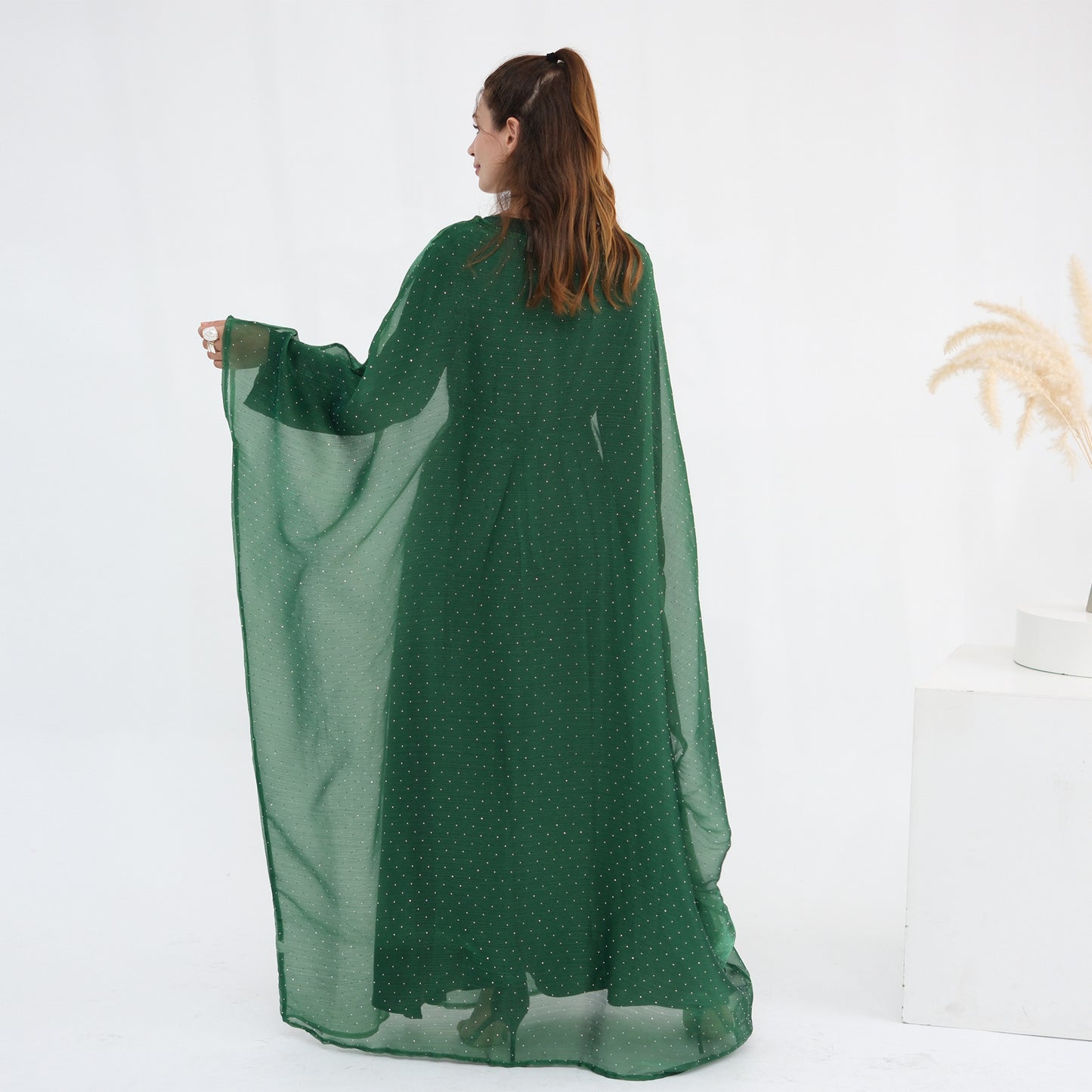 HS6619 Hot diamond long dress (with optional inner suit)