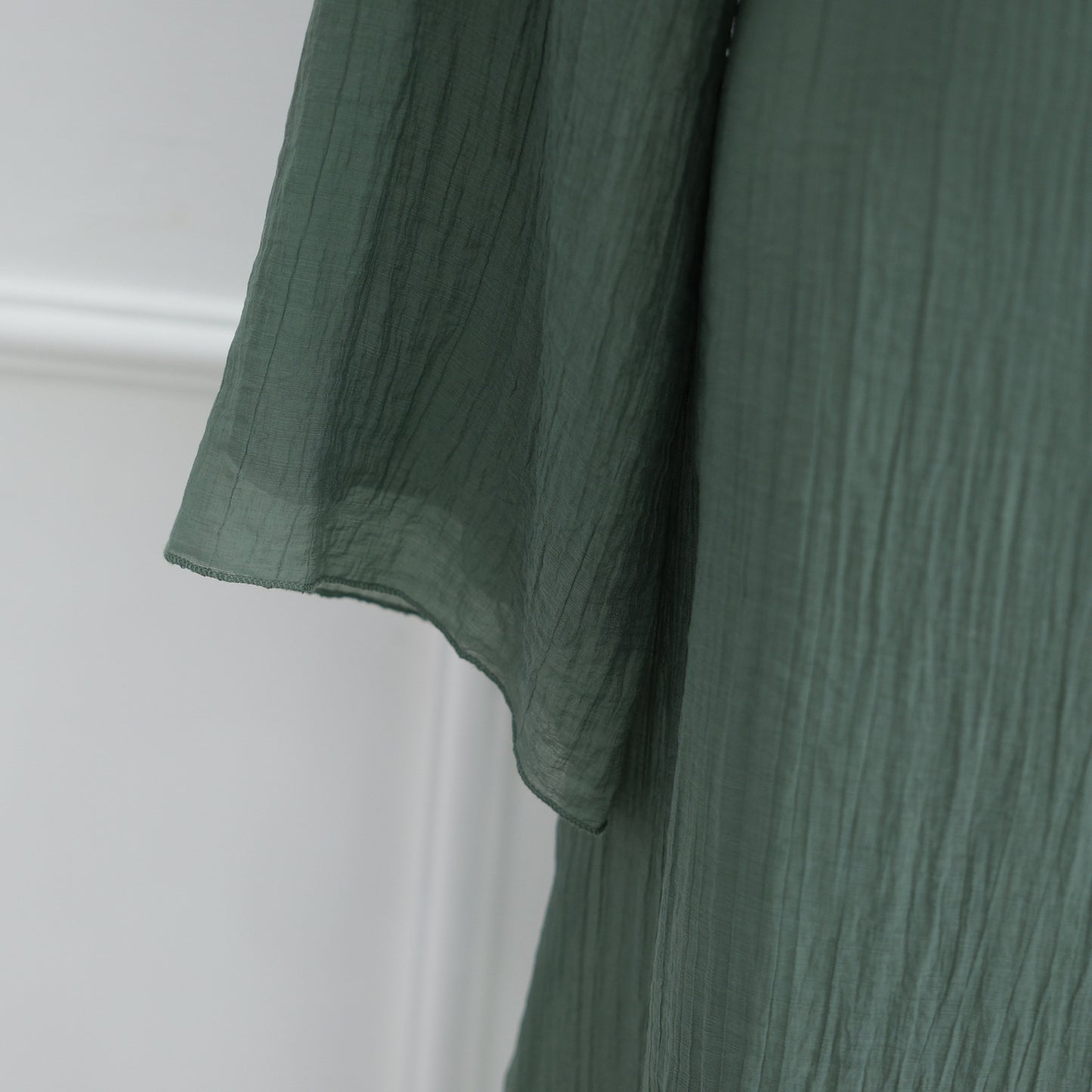 HS6629 Design Solid Color Double Layer Dress