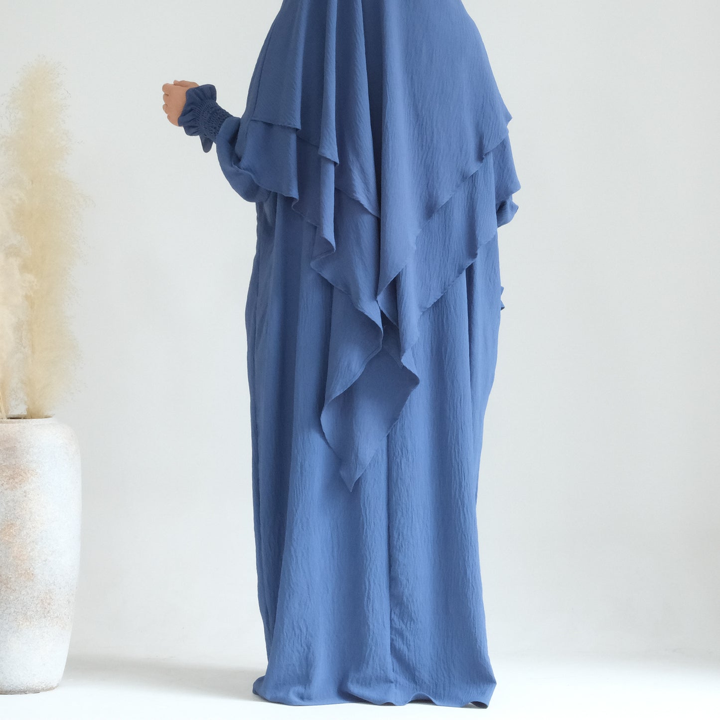 HASASERIES HS1004 Ensemble 2 pièces Abaya + Hijab