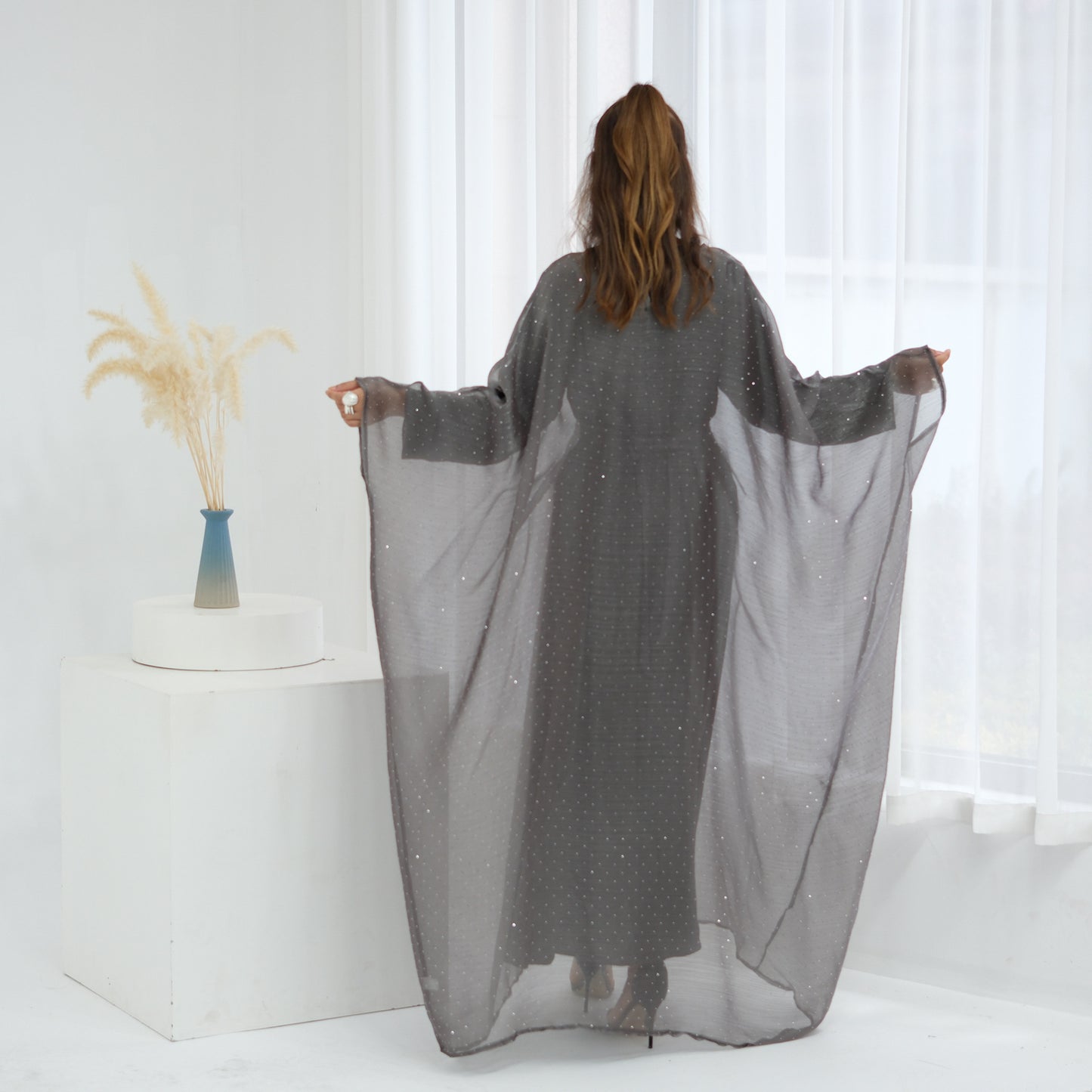 HS6619 Hot diamond long dress (with optional inner suit)