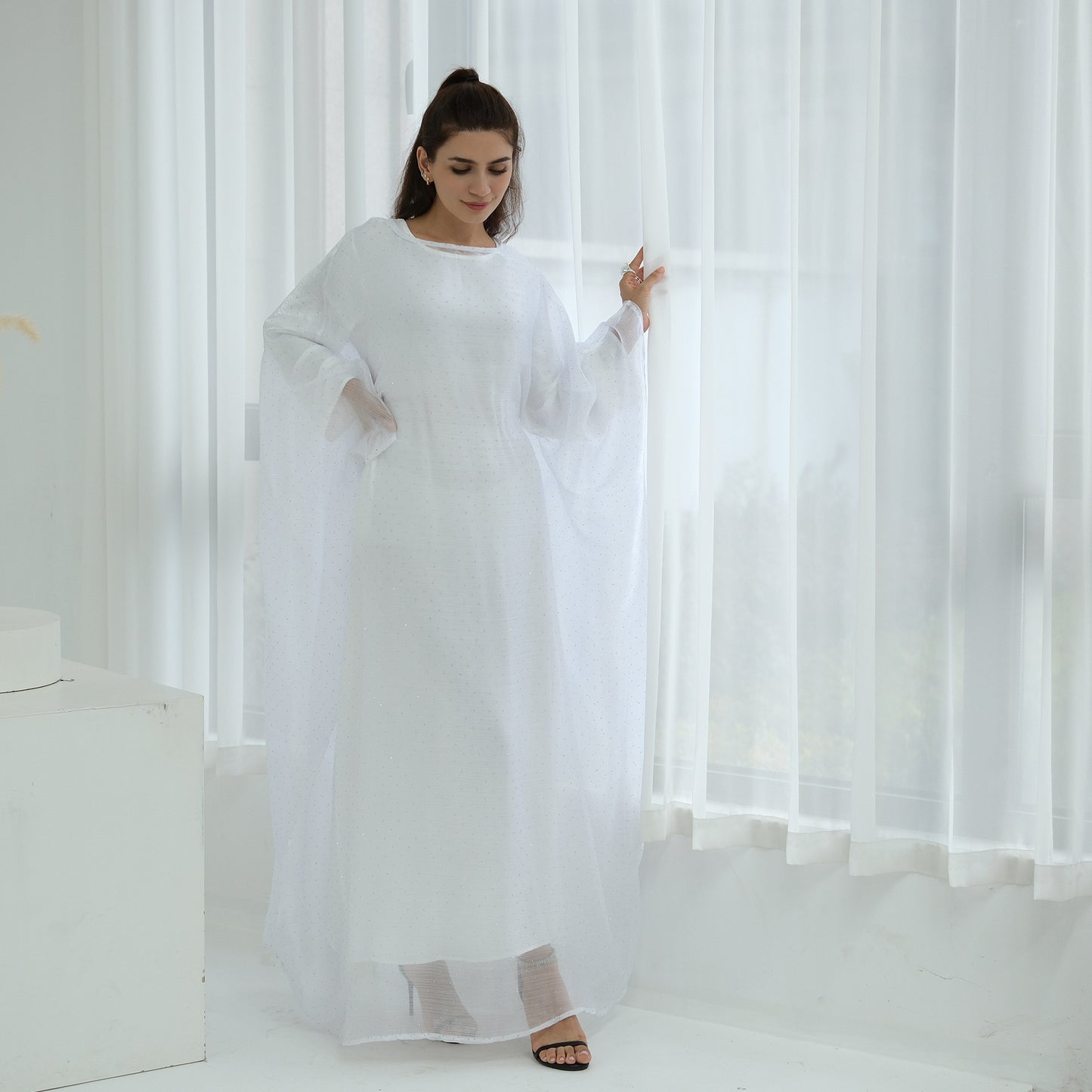 HS6619 Hot diamond long dress (with optional inner suit)