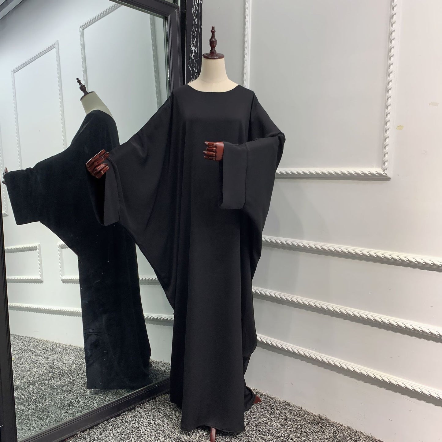 HASASERIES HS0726 Ensemble 2 pièces ROBE Hijab + Abaya