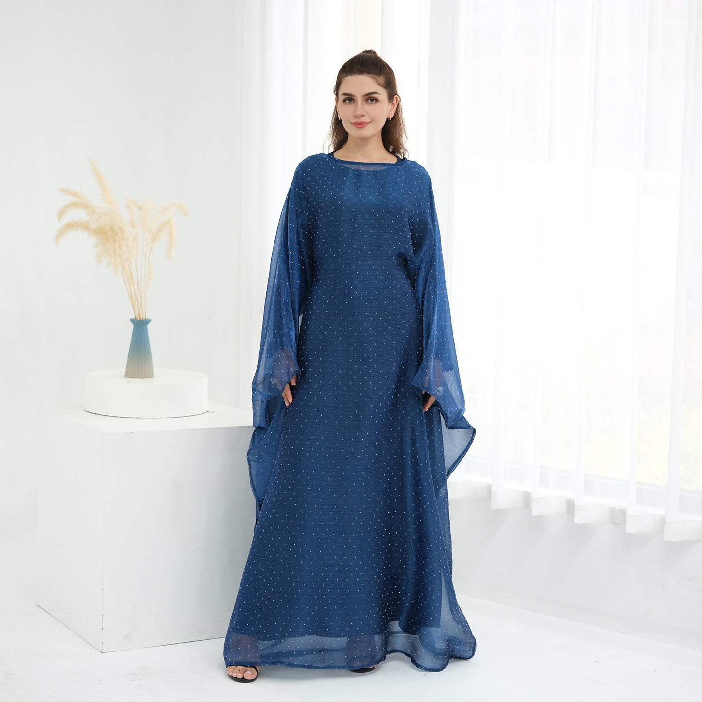 HS6619 Hot diamond long dress (with optional inner suit)