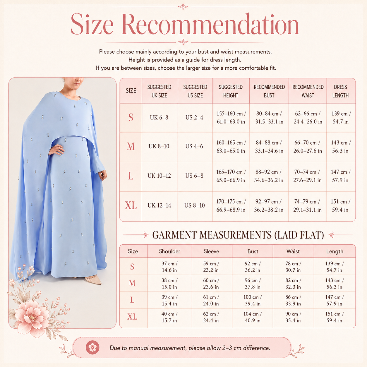 HS6505 Beaded Maxi Dress with Attached Cape Overlay