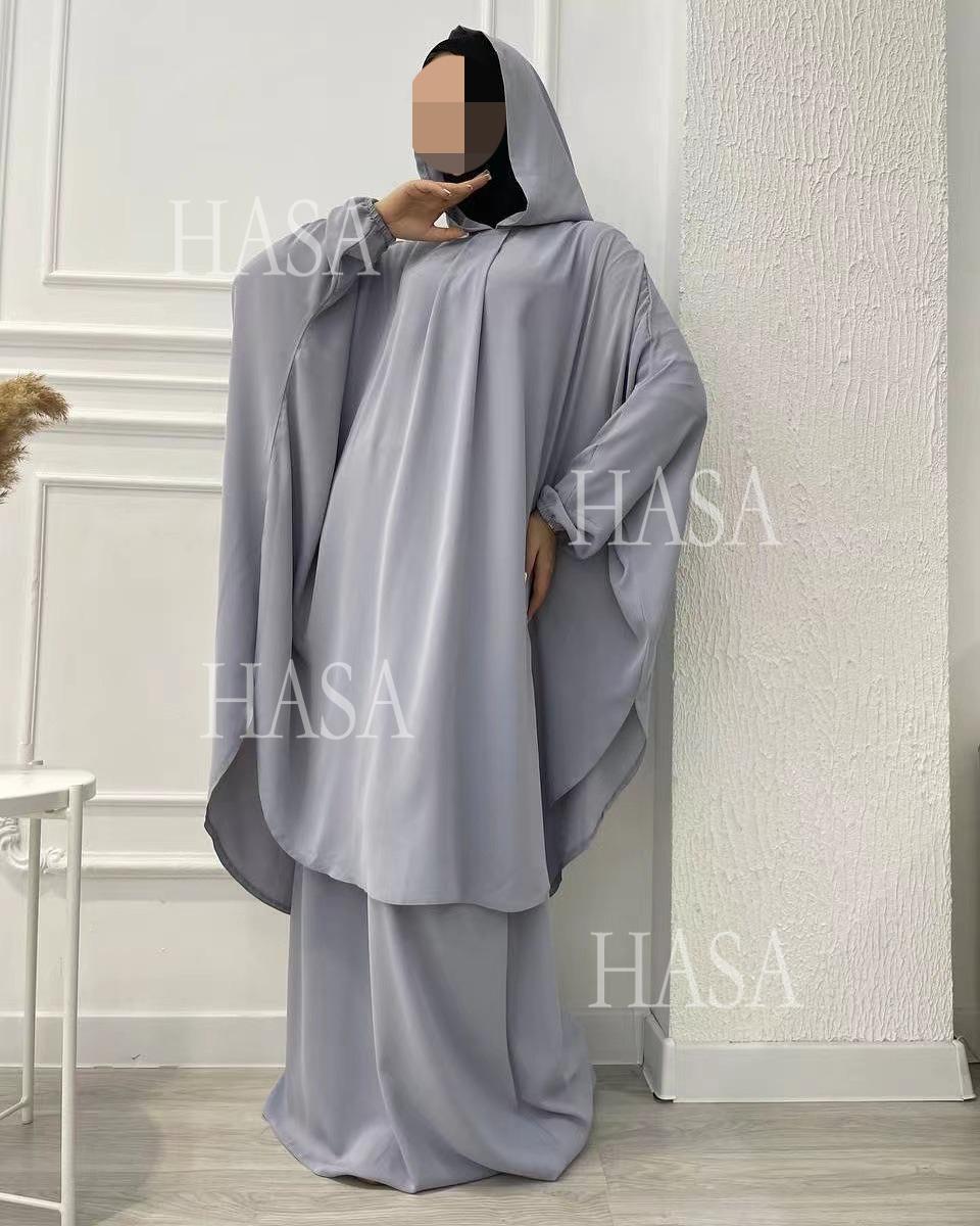 HS6583 Women's Loose Long Robe Suit