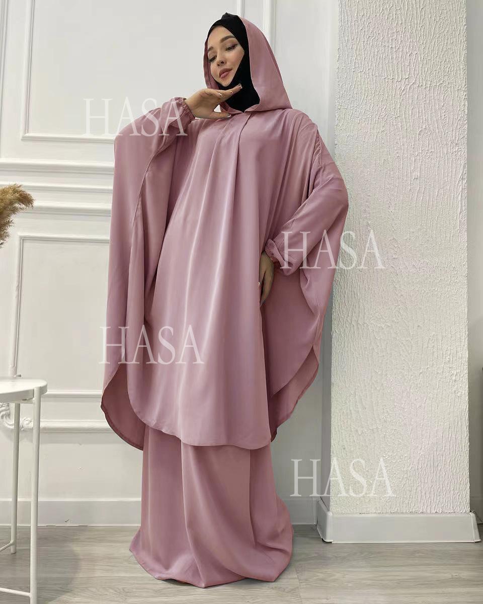 HS6583 Women's Loose Long Robe Suit
