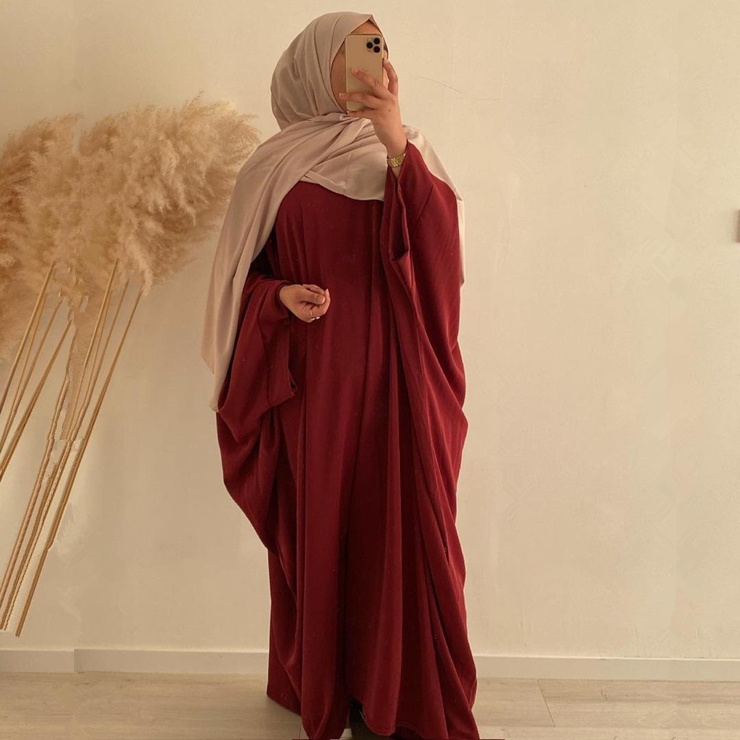 HASASERIES HS0726 Ensemble 2 pièces ROBE Hijab + Abaya