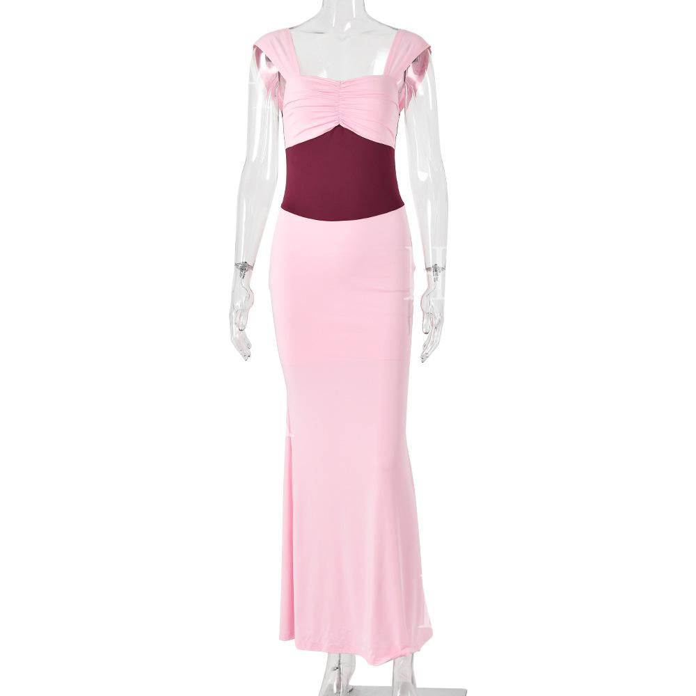 HASA HS6771 Soft Glam Fitted Evening Dress