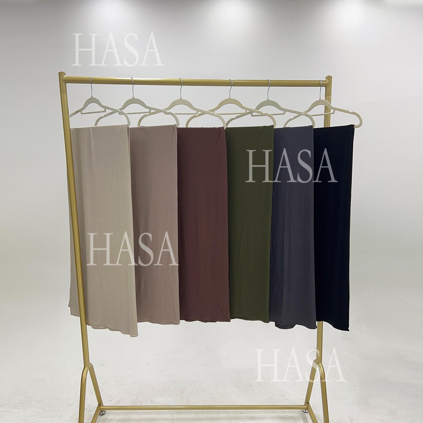 HS6554 Plain Modal Cotton Scarf with Lightweight Comfort