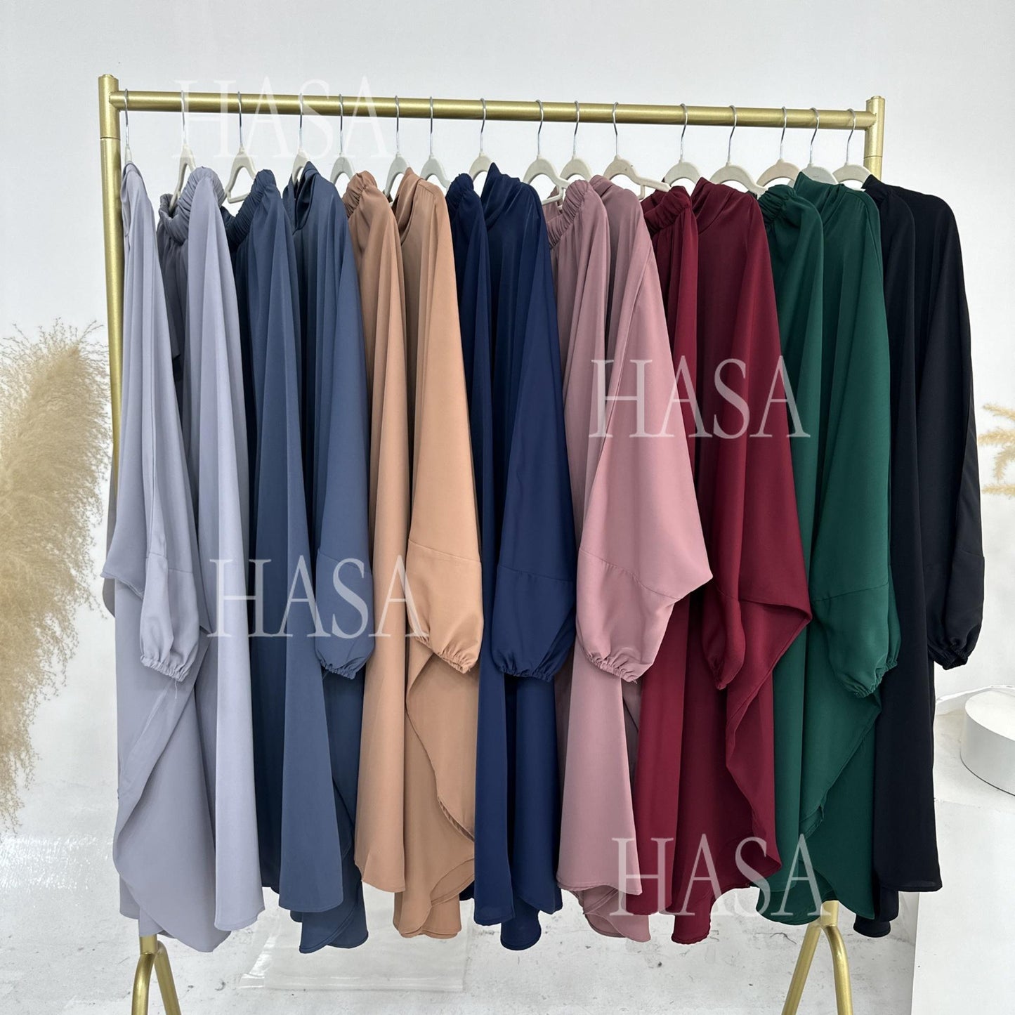 HS6583 Women's Loose Long Robe Suit