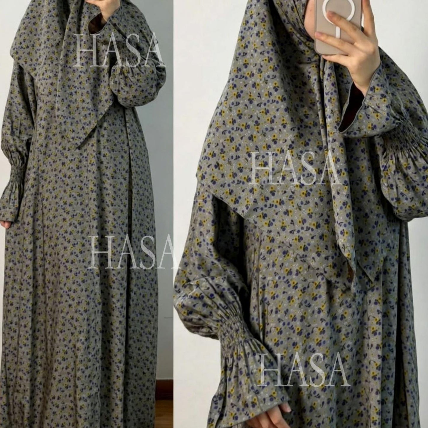 HASA HS6801 Luxury Modest Abaya with Soft Elegant Fit