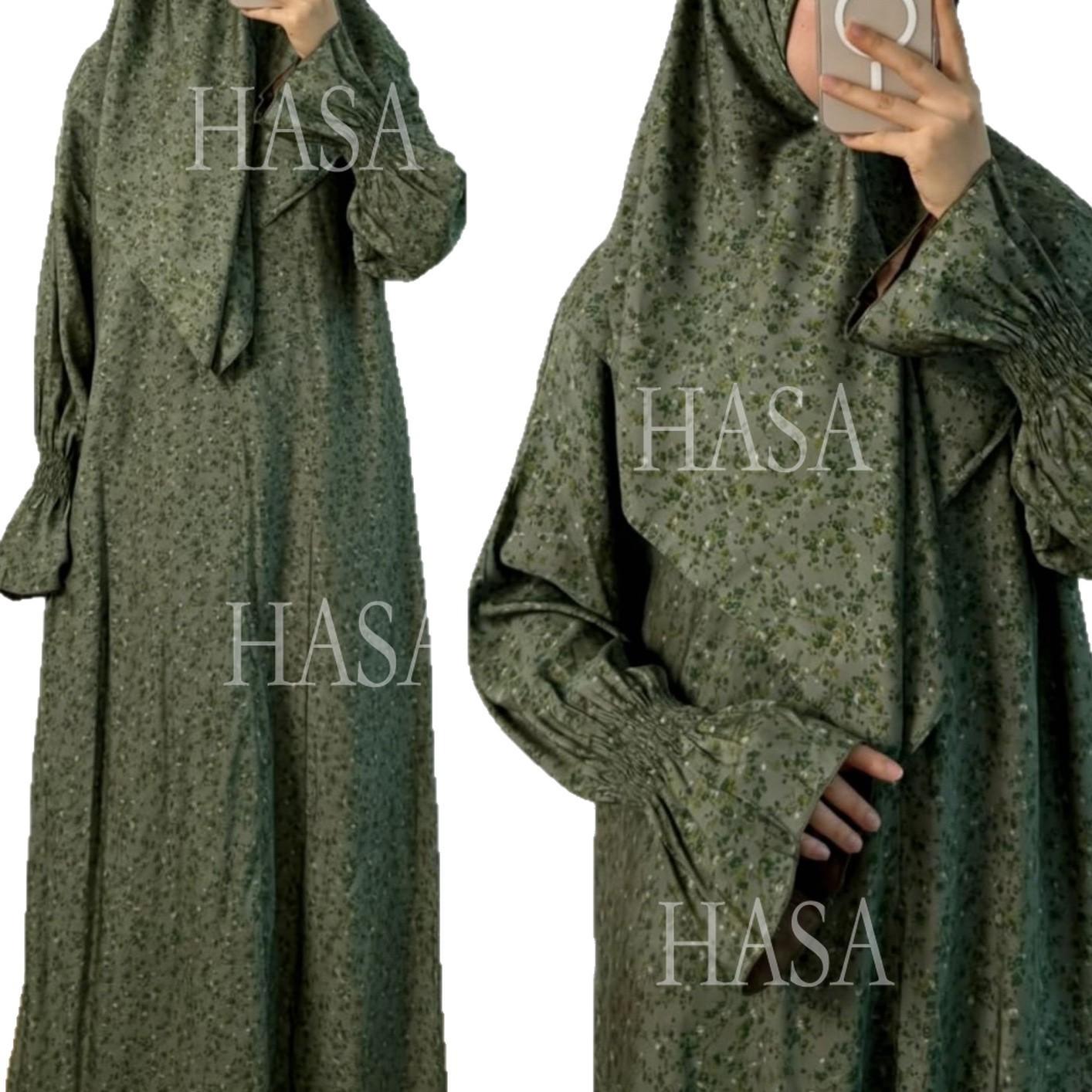 HASA HS6801 Luxury Modest Abaya with Soft Elegant Fit