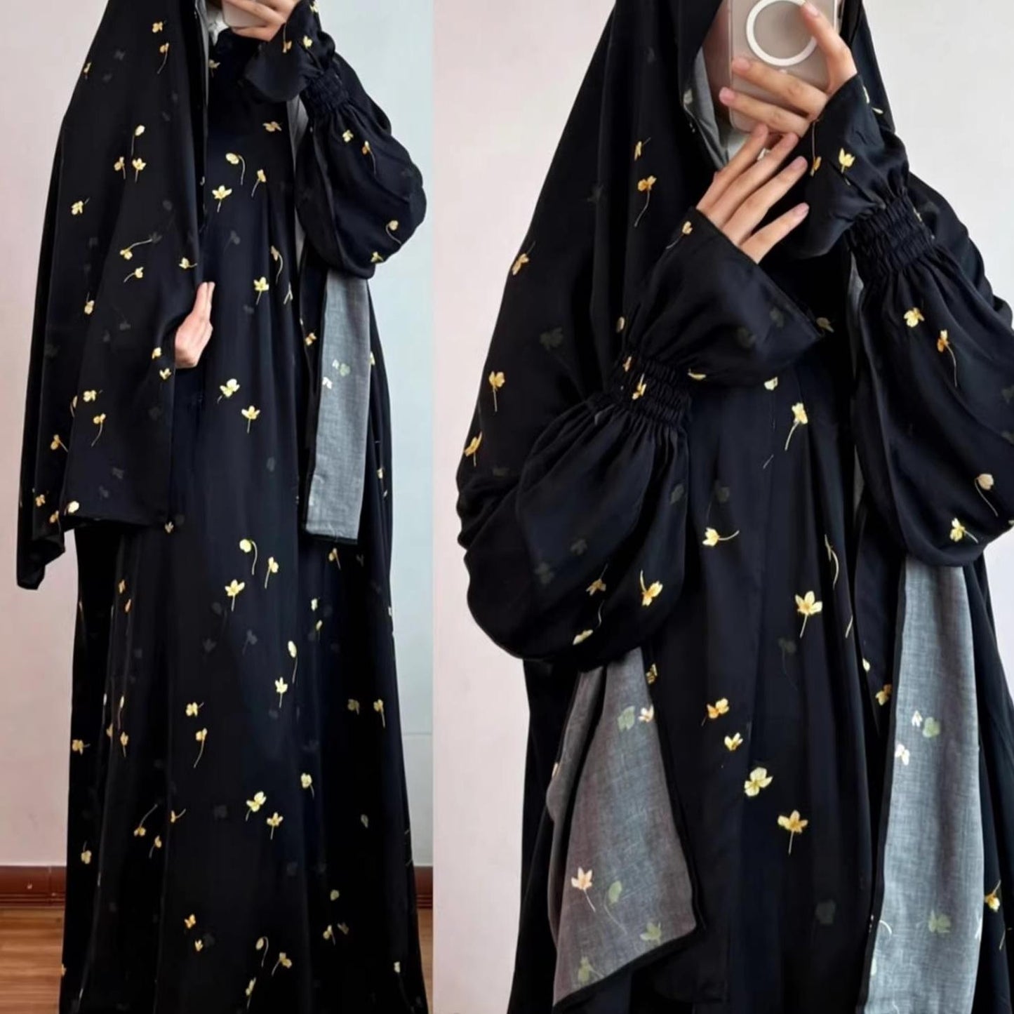 HASA HS6801 Luxury Modest Abaya with Soft Elegant Fit