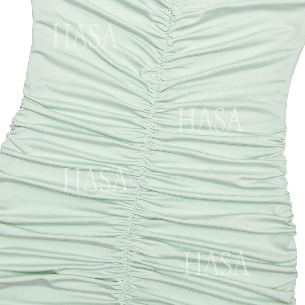 HASA HS6766 Chic Sleeveless Figure Hugging Dress
