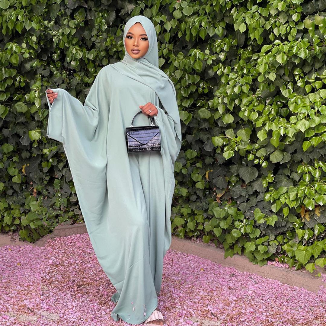 HASASERIES HS0726 Ensemble 2 pièces ROBE Hijab + Abaya
