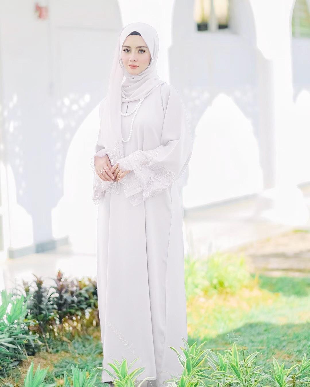 HASASERIES HS1029 2pcs Set Abaya+Hijab