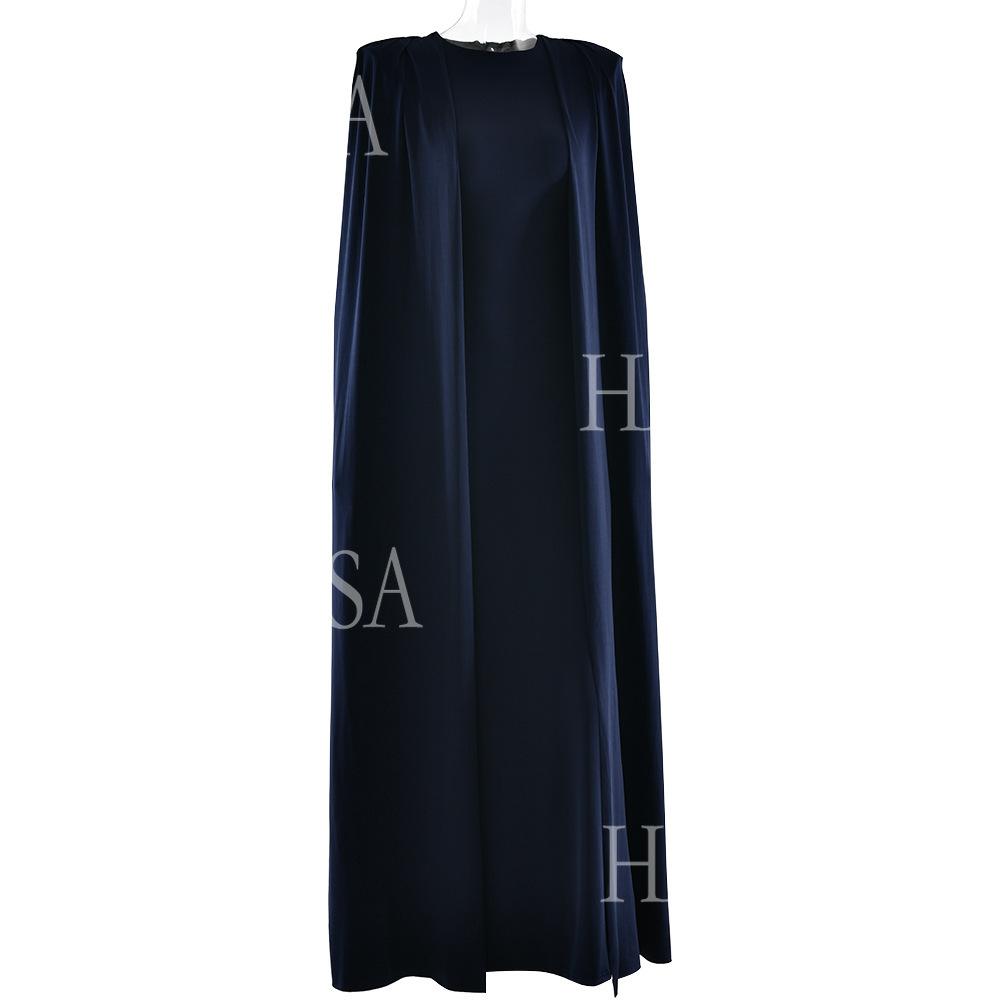 HASA HS6774 Luxury Long Sleeve Cape Style Bodycon Dress