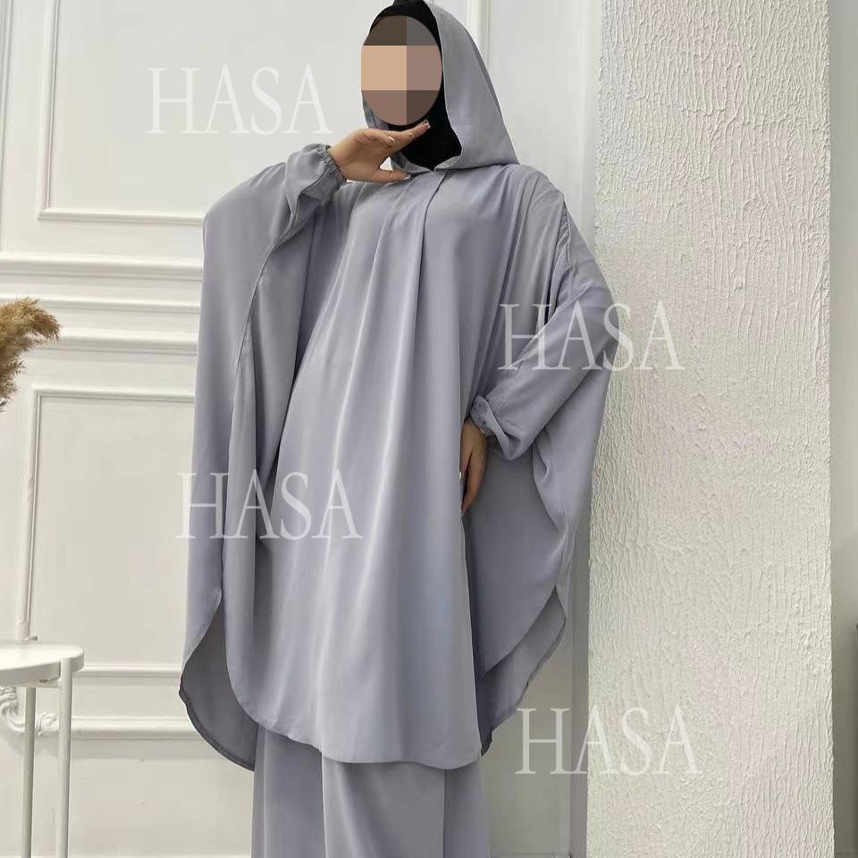 HS6583 Women's Loose Long Robe Suit
