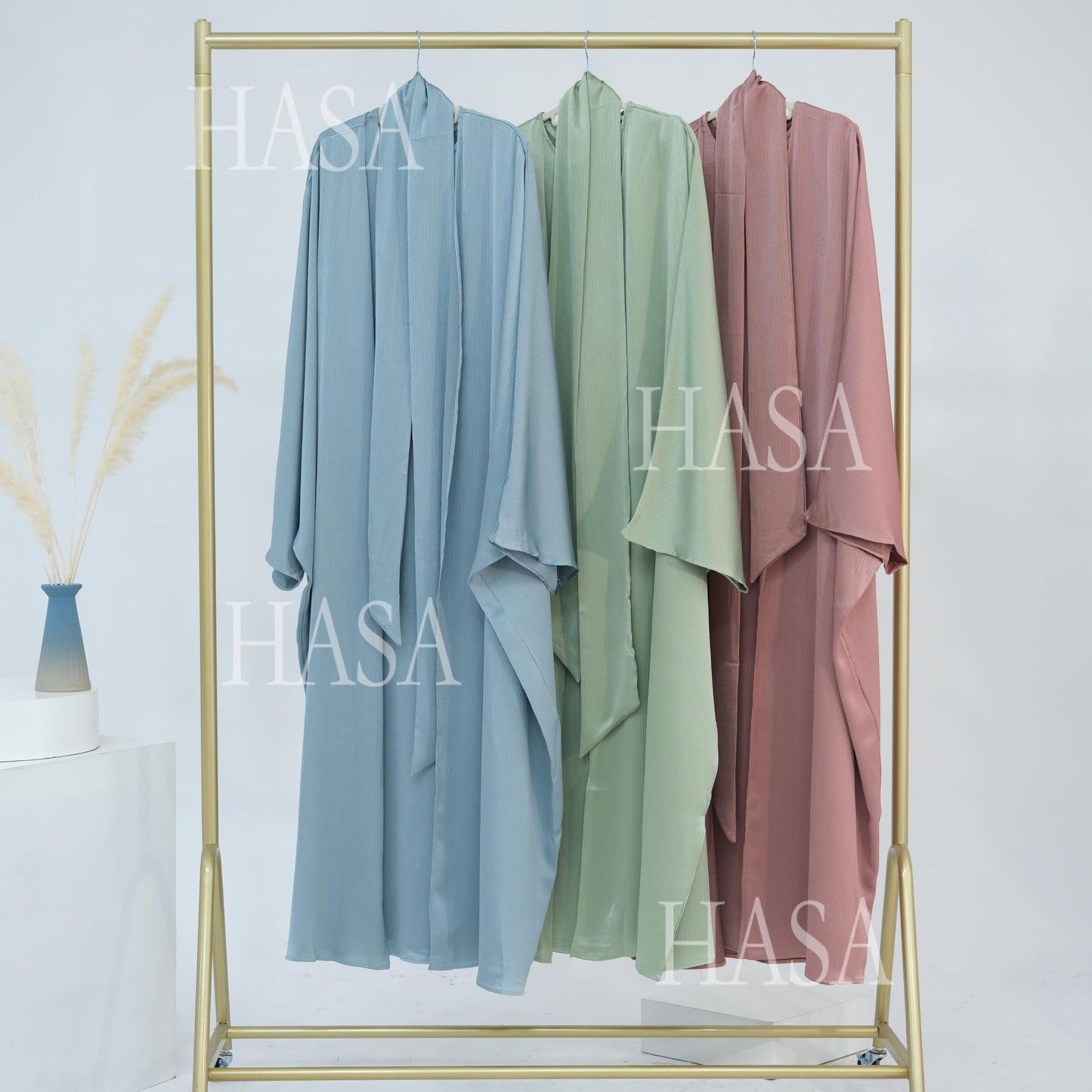 HS6575 Elegant Two-piece Cardigan Robe Set