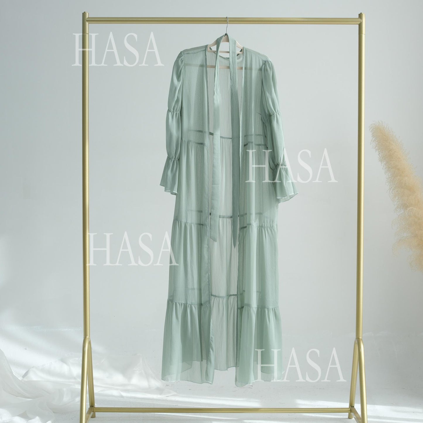 HS5880 Chiffon Texture Layered Design, A Two-way Dress Suitable for Both Daily and Formal Occasions
