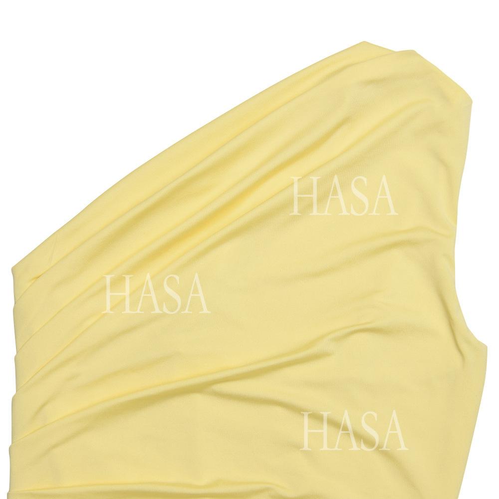 HASA HS6765 Elegant Sculpted Fit Maxi Dress