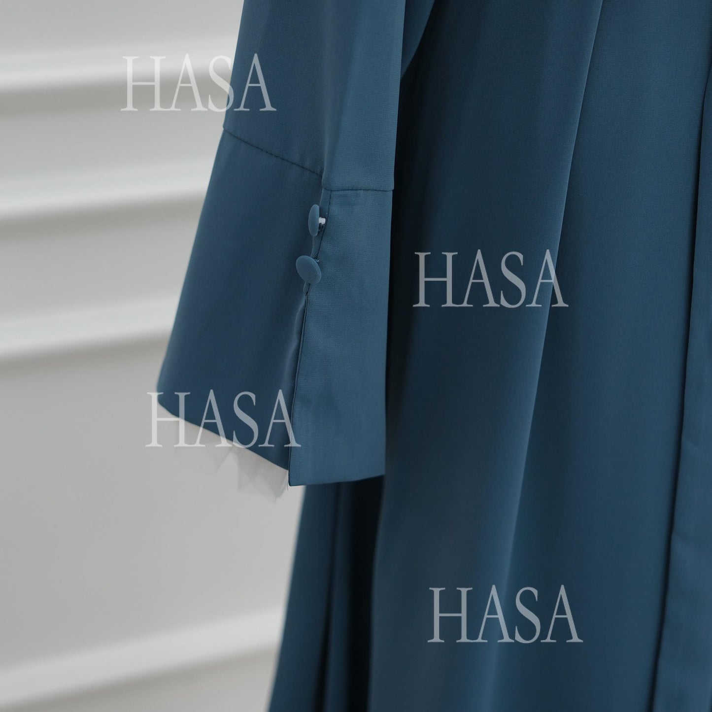 HASA's series HS6507 Simple style spliced lace robe dress (headscarf not included)