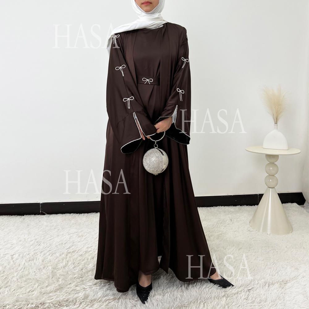 HS6501 Lustrous and Delicate Satin Diamond Set