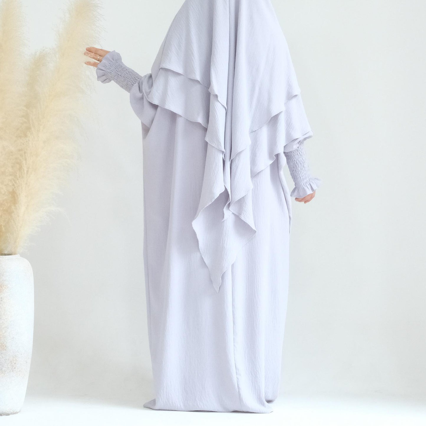 HASASERIES HS1004 Ensemble 2 pièces Abaya + Hijab
