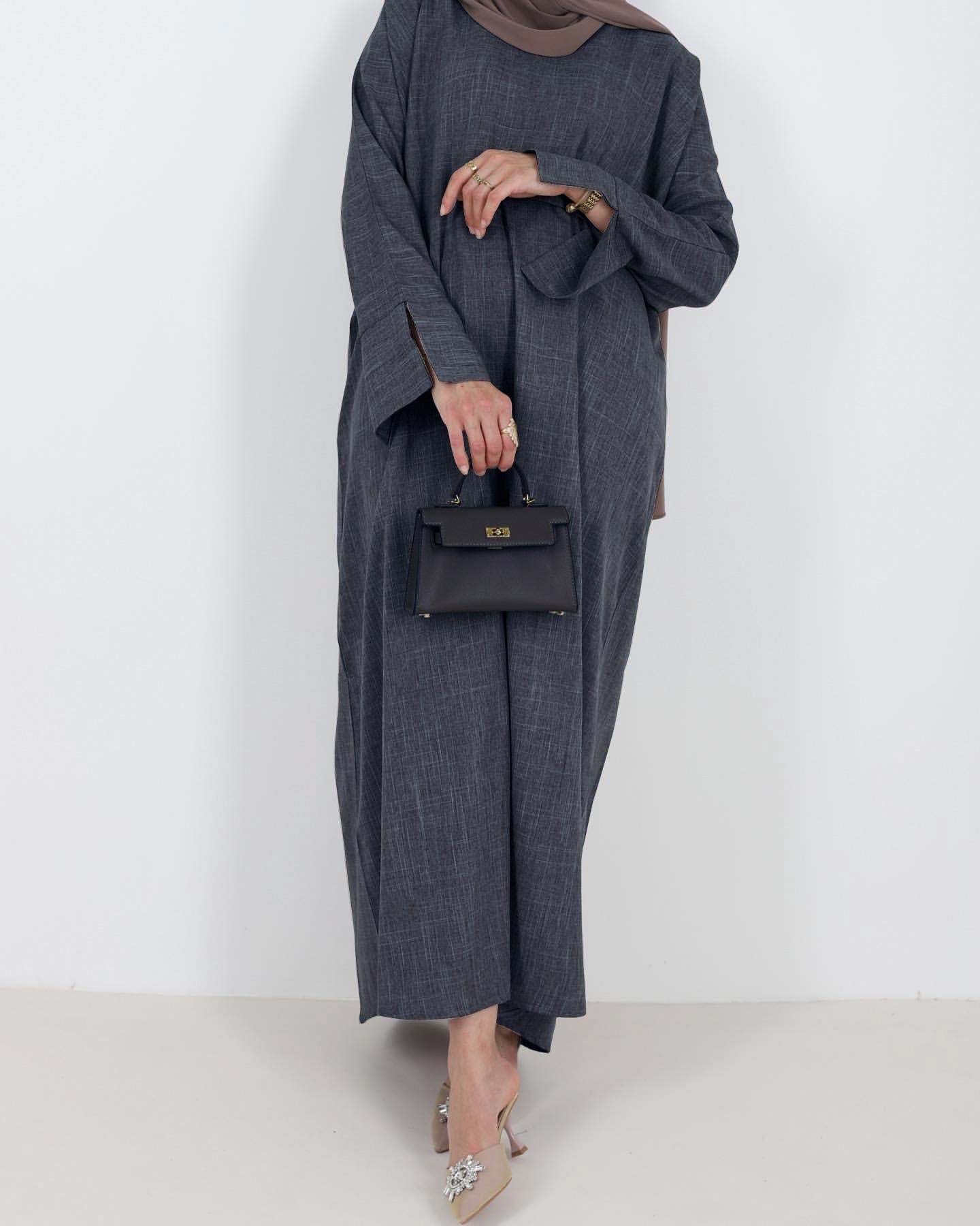 HASASERIES HS0999 Loose Large Elegant Dress Robe
